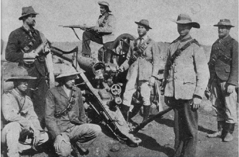 Boer gun crew