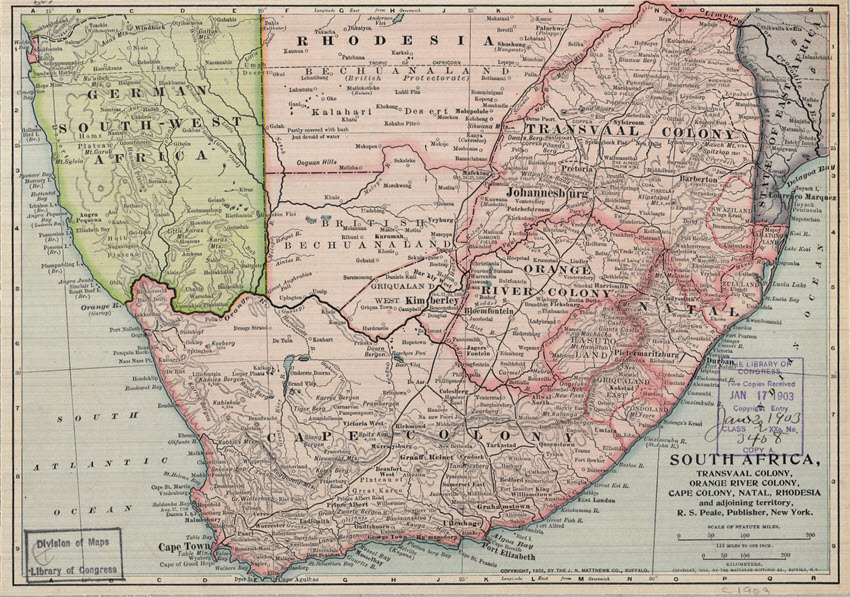 Conflict Area During the Boer War