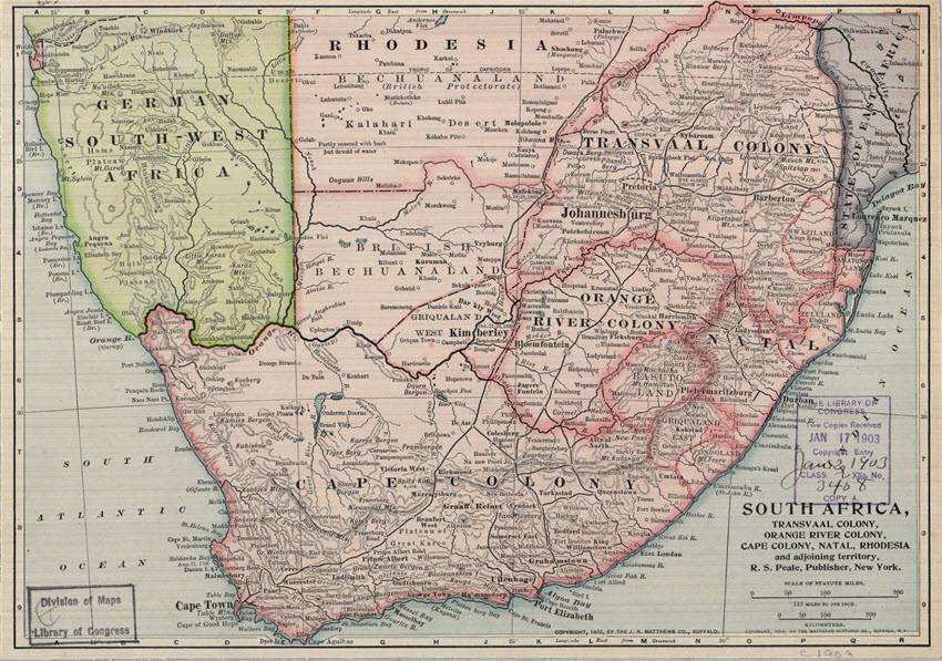 Conflict Area During the Boer War